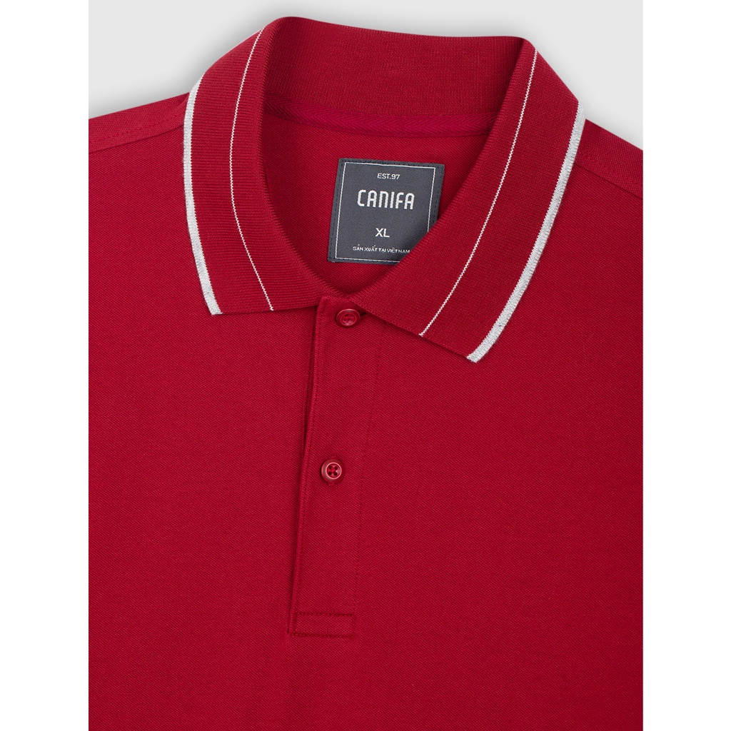 Áo polo nam CANIFA chất liệu 100% cotton thấm hút tốt, thoải mái, thiết kế trẻ trung năng động 8TP22A002