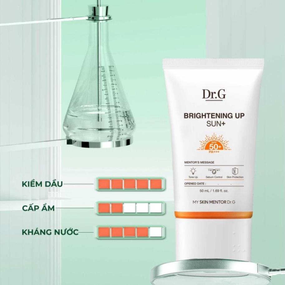 Dr.G Kem chống nắng dưỡng sáng da Brightening Up Sun+ SPF50+ PA+++ 50ml