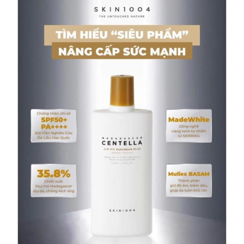 Kem Chống Nắng Skin1004 Madagascar Centella Air fit Suncream Plus SPF50+ Chai 50ml