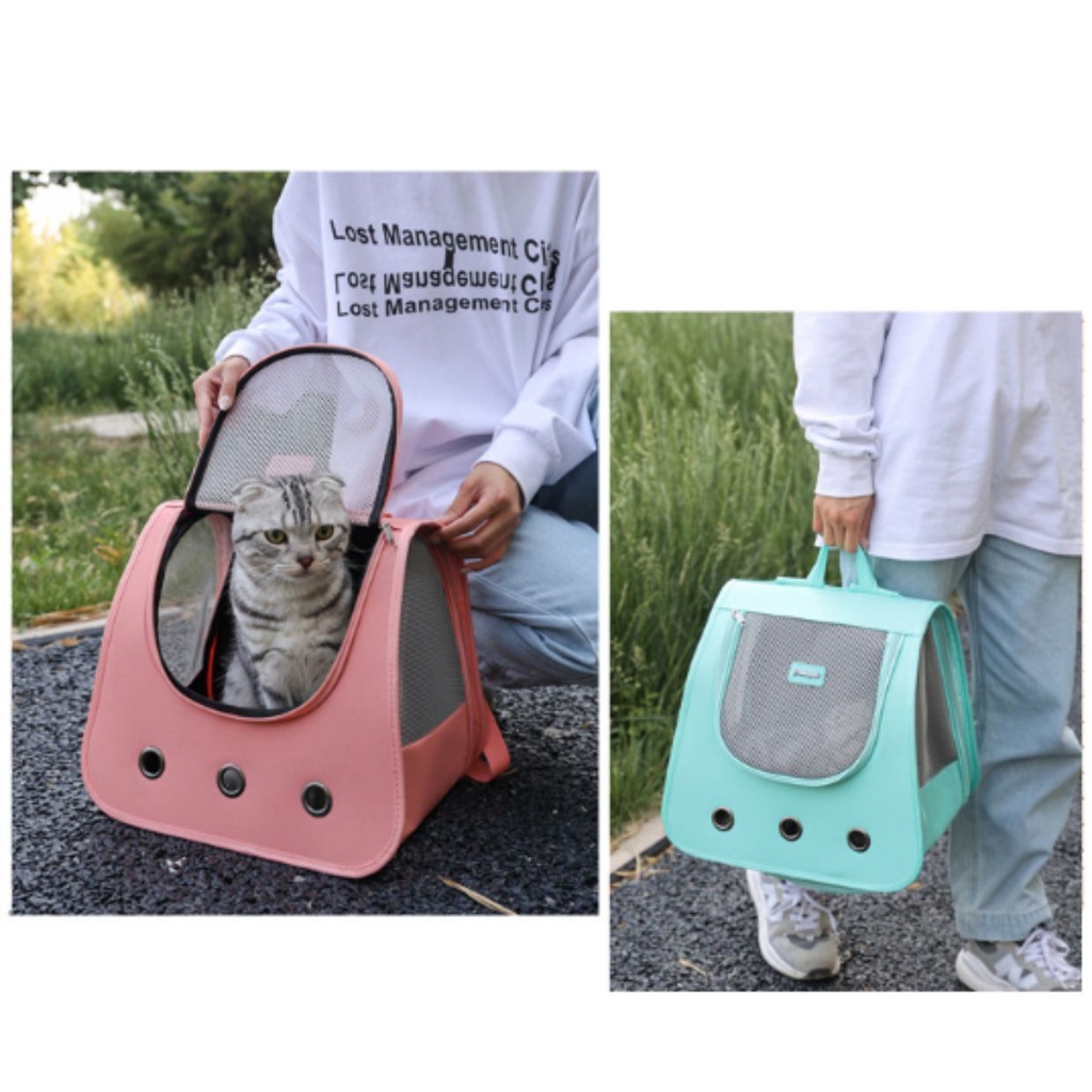 Balo vận chuyển chó mèo Luna Pet BL12, Bao đựng mèo chó nhỏ giá rẻ