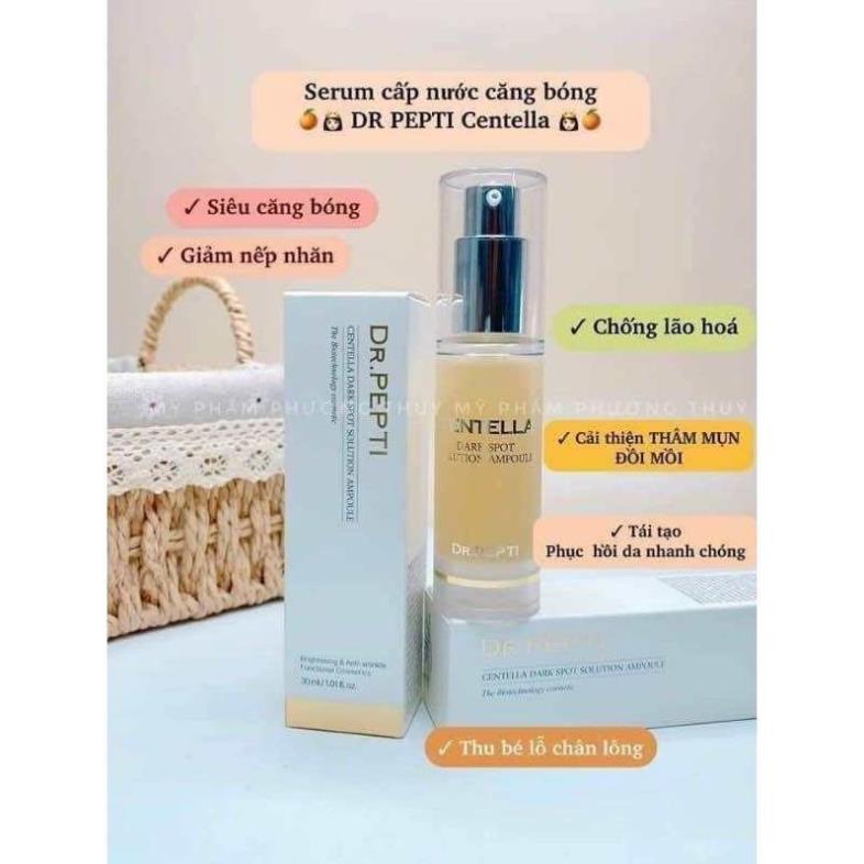Tinh Chất Dưỡng Trắng căng bóng cho Da DR.PEPTI Centella Dark Spot Solution Ampoule 30ml