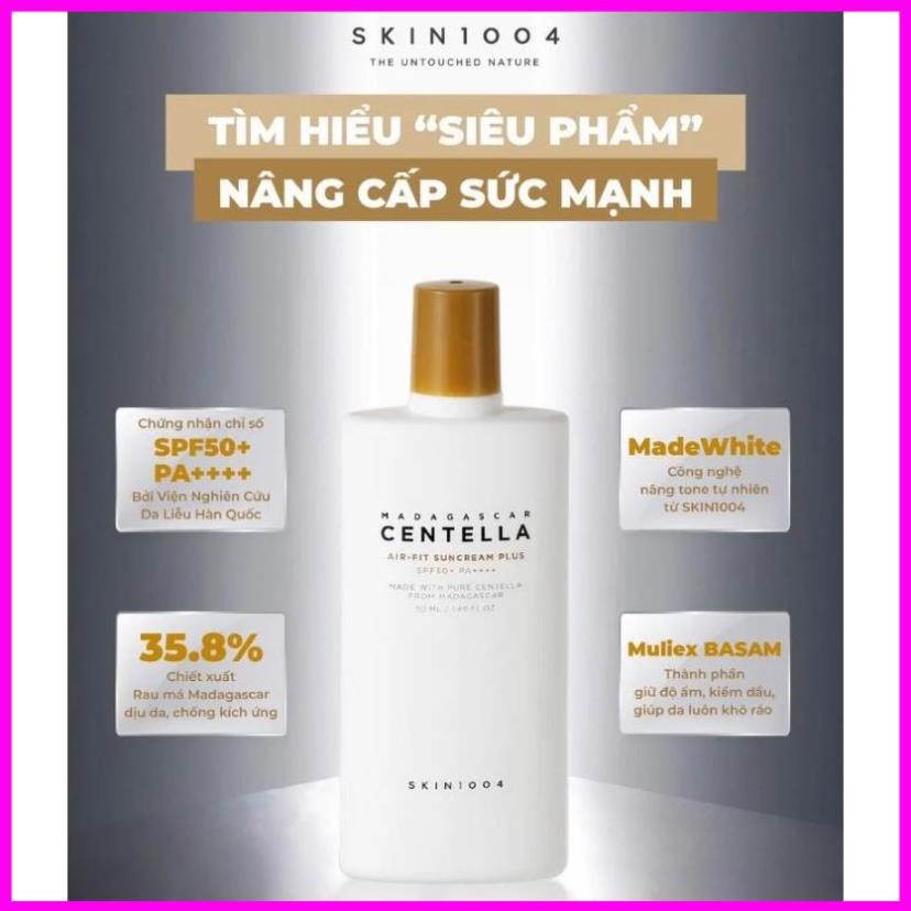 Kem Chống Nắng Skin1004 Madagascar Centella Air fit Suncream Plus SPF50+ Lọ 50ml @