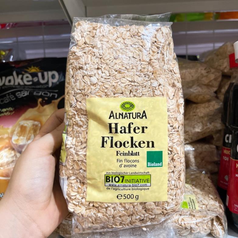 Yến Mạch Ăn Kiêng Hạt Cán Dẹt, Hạt Cán Vỡ Hafer Flocken 500g [ Gía Sỉ ]