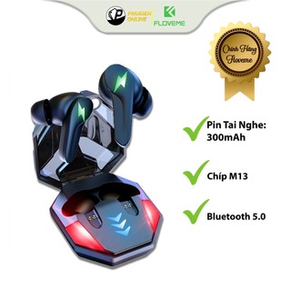 Tai nghe Bluetooth Floveme K98 - Có Mic - Pin Trâu - Tai nghe pin 300mah - Chíp M13 - Tốc độ cao - Độ trễ thấp