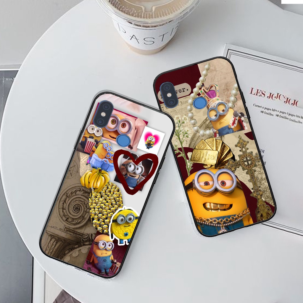 Ốp Lưng Xiaomi MI 8 , MI 8 LITE , Mi 8 SE, Ốp Điện Thoại In Hình Minion - Official Brand Floveme, Silicon Cao Cấp