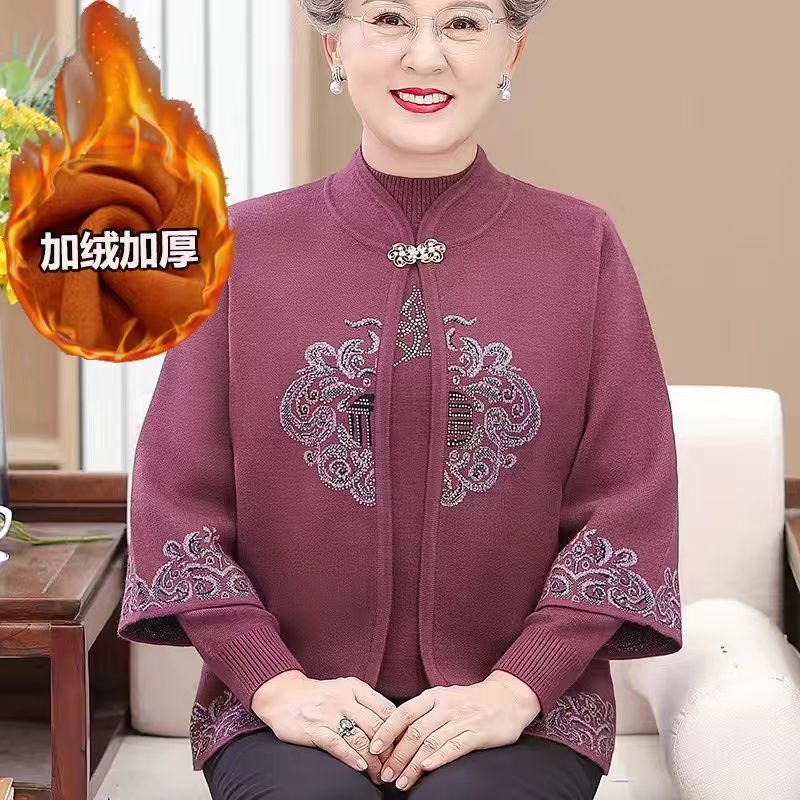 Bộ Trang Phục Hai Mảnh Thời Trang Mùa Thu Cho Phụ Nữ Trung Niên Và Trung Niên