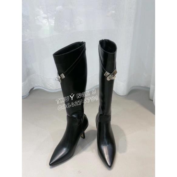 Boot đùi tag khoá HM,gót 7cm hàng chuẩn loại đẹp .fullbox 00 00