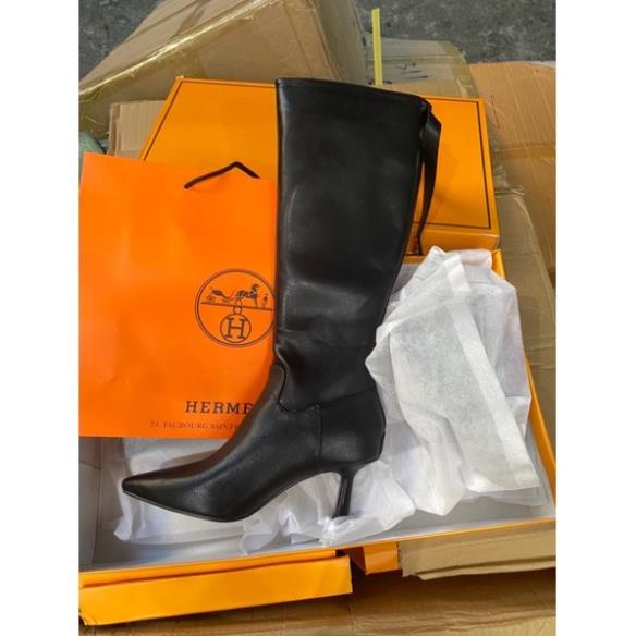 Boot đùi tag khoá HM,gót 7cm hàng chuẩn loại đẹp .fullbox 00 00
