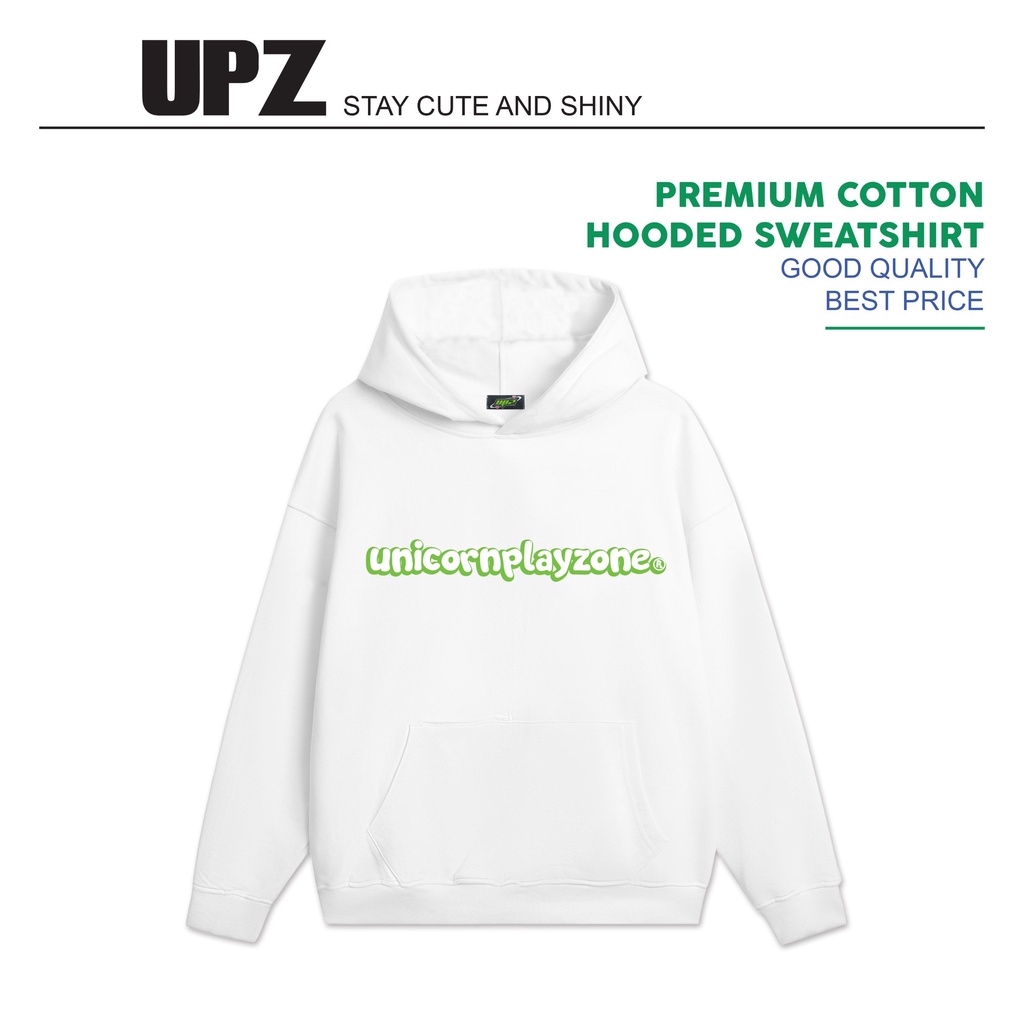 UPZ Áo Khoác Hoodie In Unicorn Play Zone Chữ Hai Màu (6 Màu)