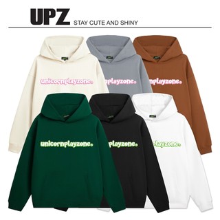 UPZ Áo Khoác Hoodie In Unicorn Play Zone Chữ Hai Màu (6 Màu)