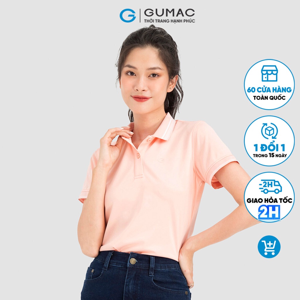 Áo Polo Nữ Thời Trang Gumac ATC08008 2 Sọc