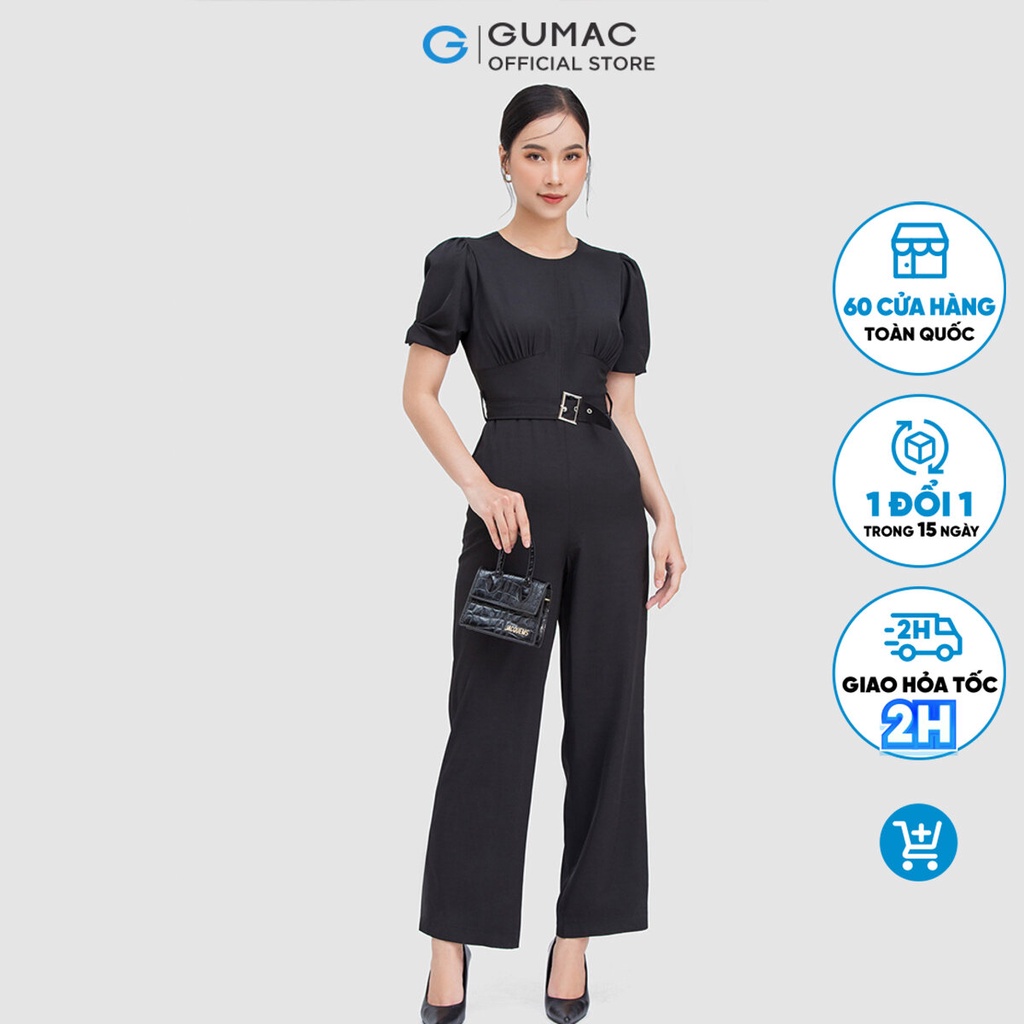Jumpsuit phối phụ kiện DC05042 thời trang GUMAC