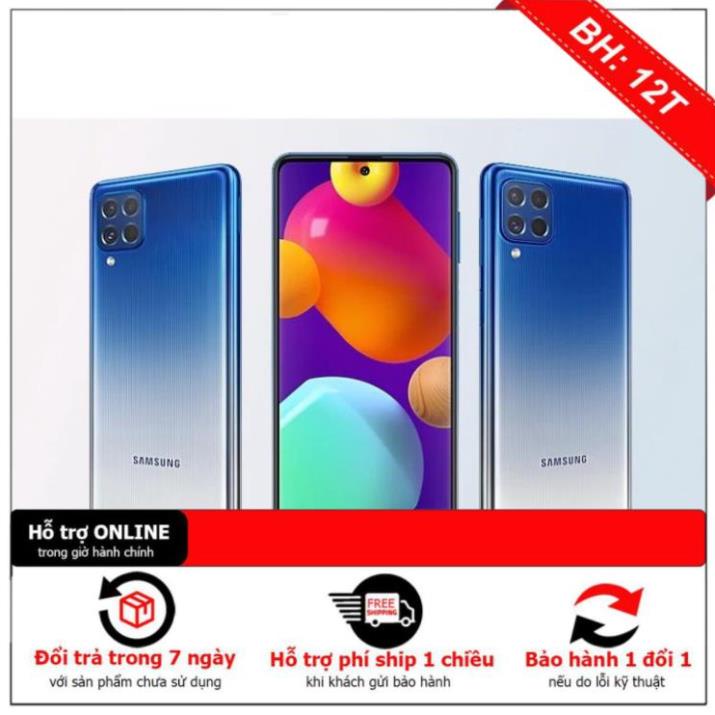 Điện thoại Samsung Galaxy M62  Pin trâu 7000mAh Fullbox nguyên sea - Bảo hành 12 tháng - Lỗi 1 đổi 1