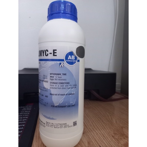 COLMYC E/ENROFLOXACIN 20% CHAI 1 LÍT