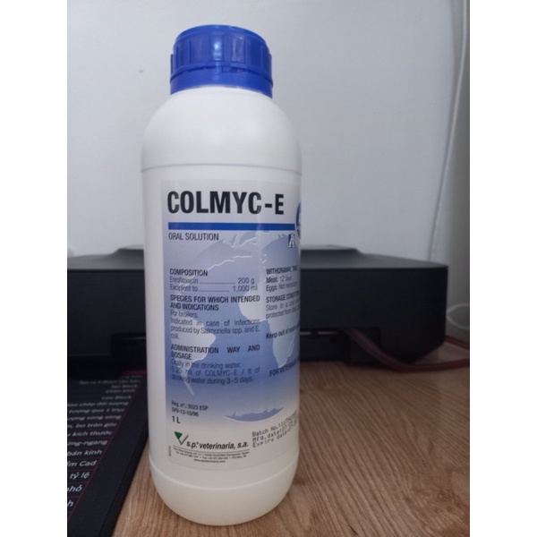 COLMYC E/ENROFLOXACIN 20% CHAI 1 LÍT