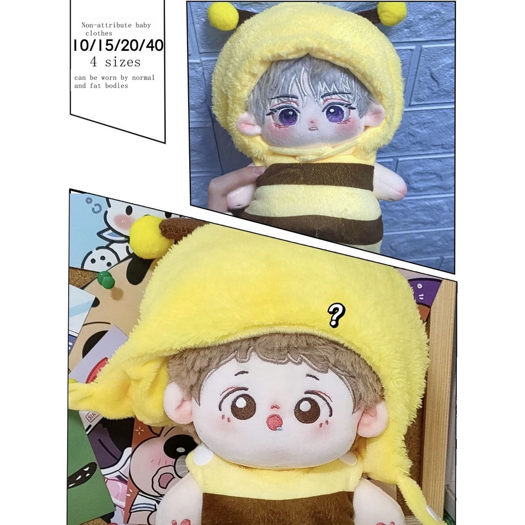 Búp Bê Em Bé Mặc Quần Áo Không Có Dây 10cm / 15cm / 20cm / 40cm