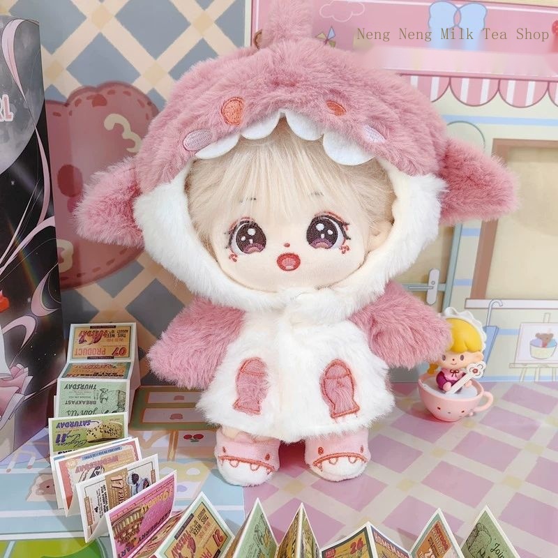 Búp Bê Nhồi Bông Hình Cá Mập 20cm Đáng Yêu