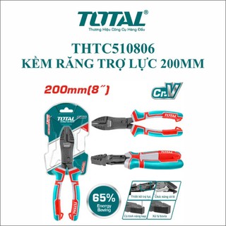 Kềm răng trợ lực 200mm total thtc510806 - giảm 65% lực bấm