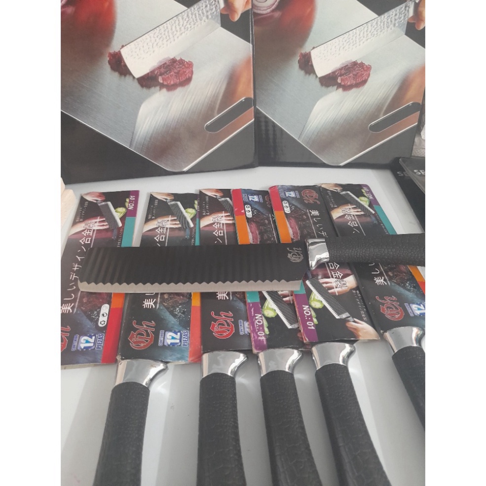 Dao Thái Nhật Bản lưới gợn sóng bằng thép không gỉ siêu sắc