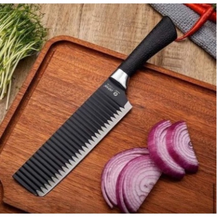 Dao Thái Nhật Bản lưới gợn sóng bằng thép không gỉ siêu sắc