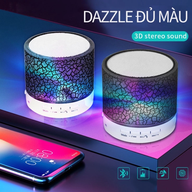 Loa bluetooth mini giá rẻ âm thanh chất lượng màu sắc ngẫu nhiên,loa trứng mini cẩm tay s10 tặng kèm dây sạc có bảo hành