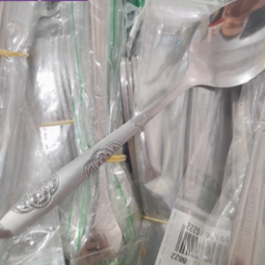 Thìa Inox Cán Hoa Văn Sáng Đẹp Dày Dặn Nhiều Kích Cỡ - cafe , nhỡ , to ăn cơm , dài khấy nước