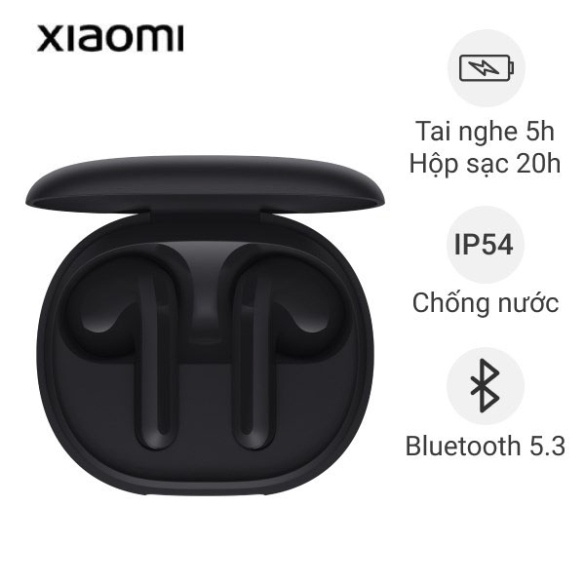 Tai nghe bluetooth Redmi Buds 4 Lite kết nối ổn định với phiên bản mới,tai nghe không dây âm thanh mượt mà cực tốt có BH