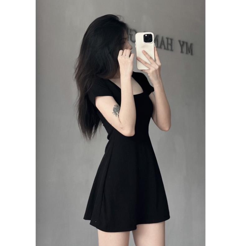 VÁY GÂN ĐŨA XOÈ NGẮN XINH LẮM V2018