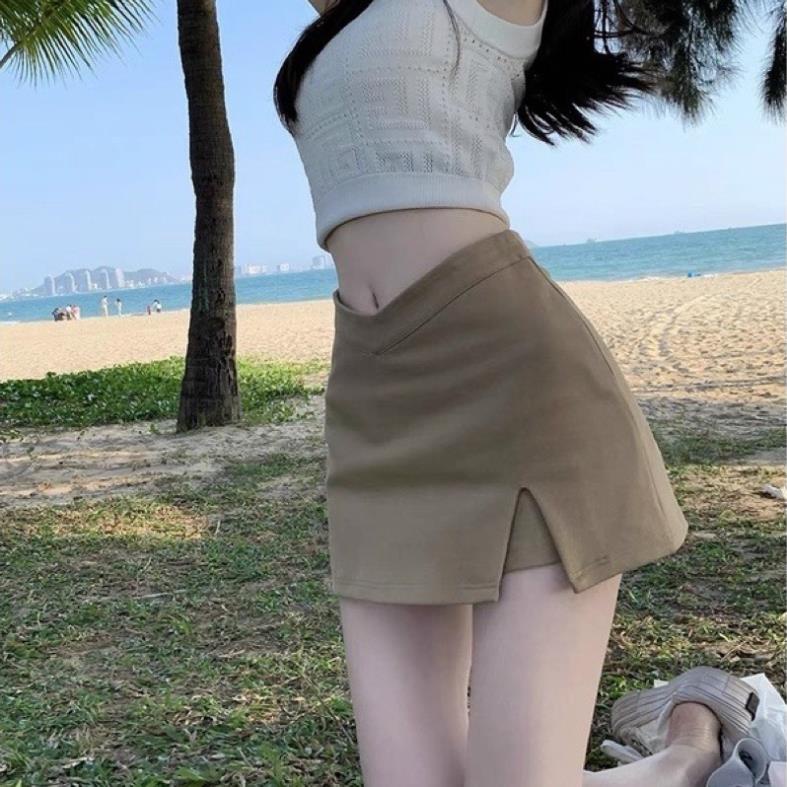 CHÂN VÁY LƯNG CAO KIỂU MỚI XINH XINH LƯNG VÊ ĐẸP XT1B