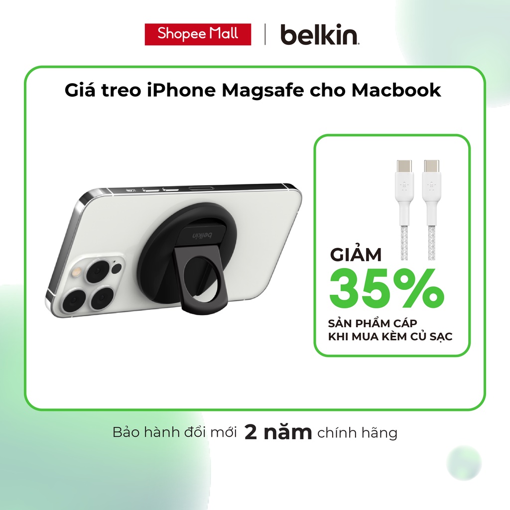 Giá đỡ iPhone có Magsafe dành cho MacBook Belkin MMA006
