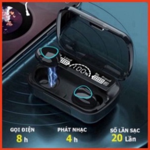 Tai nghe bluetooth M10 phiên bản nâng cấp mới Pro,tai nghe không dây nút cảm ứng nhậy màn hình led gaming có bảo hành