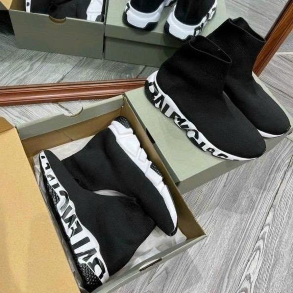 Giày Balenciaga Speed Cổ Cao Nam Nữ, Giày Thể Thao Sneaker Hàng Cao Cấp Full Size PTV19