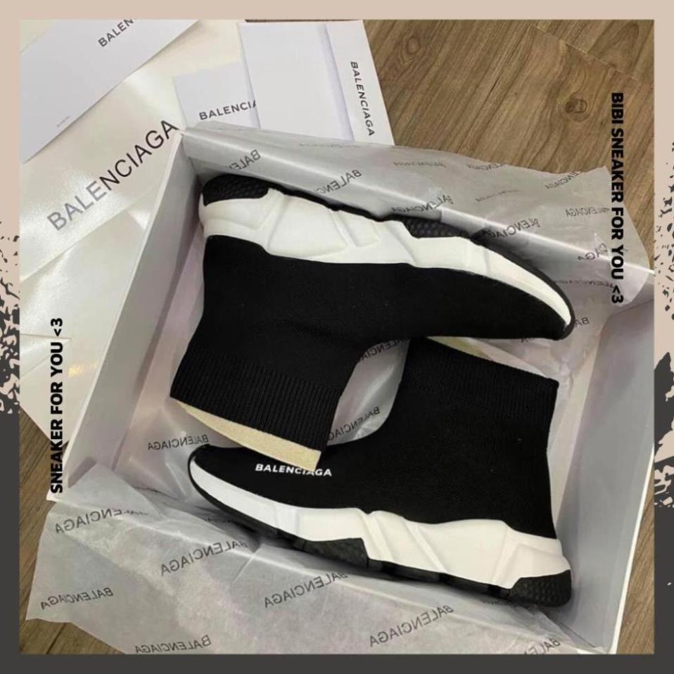 Giày Balenciaga Speed Cổ Cao Nam Nữ, Giày Thể Thao Sneaker Hàng Cao Cấp Full Size PTV19