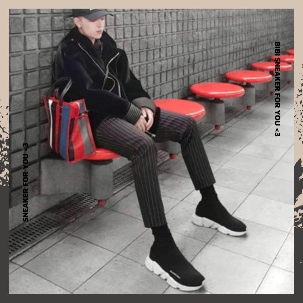 Giày Balenciaga Speed Cổ Cao Nam Nữ, Giày Thể Thao Sneaker Hàng Cao Cấp Full Size PTV19