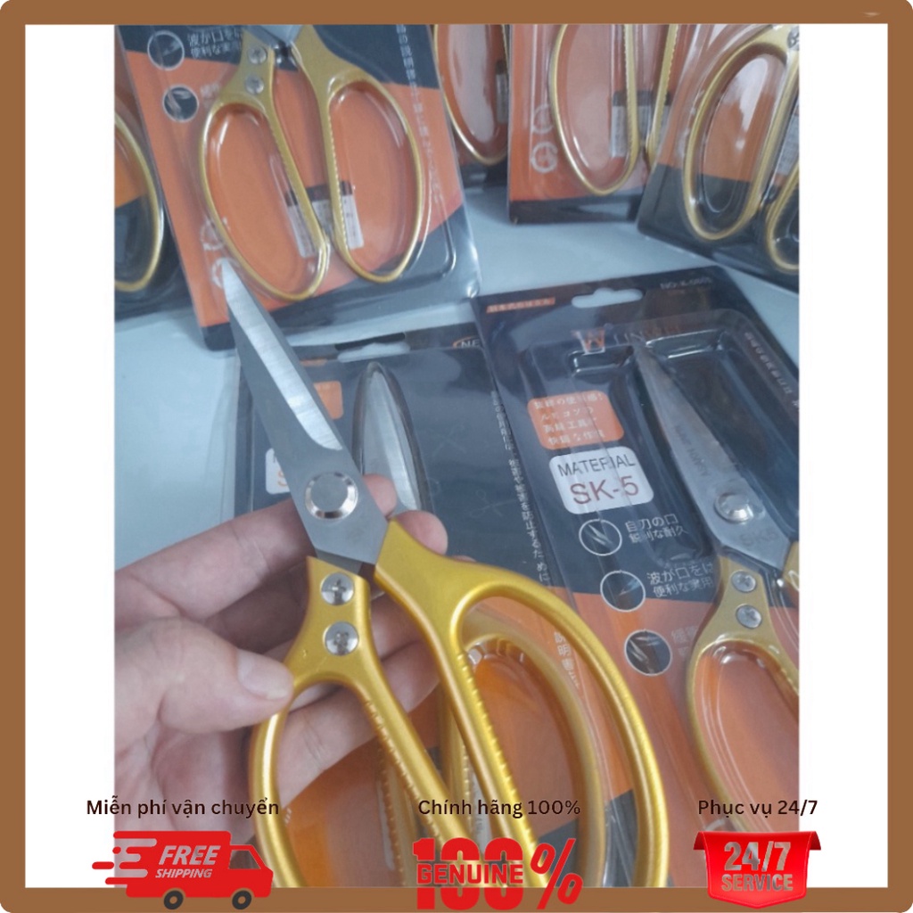 Kéo Nhật Bản đa năng siêu bền, Kéo Thép Nhật Bản cắt xương gà,vịt đa năng siêu bền Kéo Nhật SK5