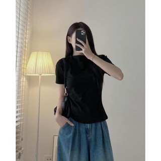 ÁO thun trơn tay vát -CHERYBASIC - Aocolo228_P0K10