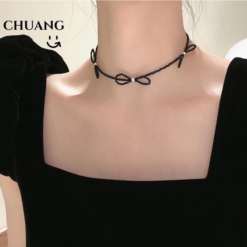 Đen Vòng Cổ choker Đính Đá Sang Trọng