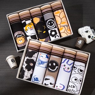 Combo quần lót nam hoạt hình boxer,quần sịp nam thun mát vải dầy mềm mại thoáng khí M54