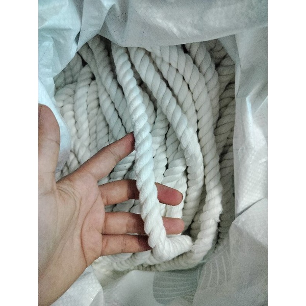 Sét 10m dây thừng kéo co 18mm sợi cotton mềm mại  dùng cả cho trẻ và người lớn