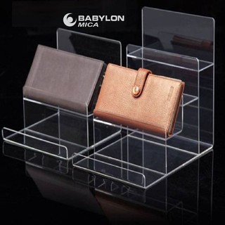 Kệ mica trưng bày ví - túi xách - mắt kính - mỹ phẩm nhiều tầng