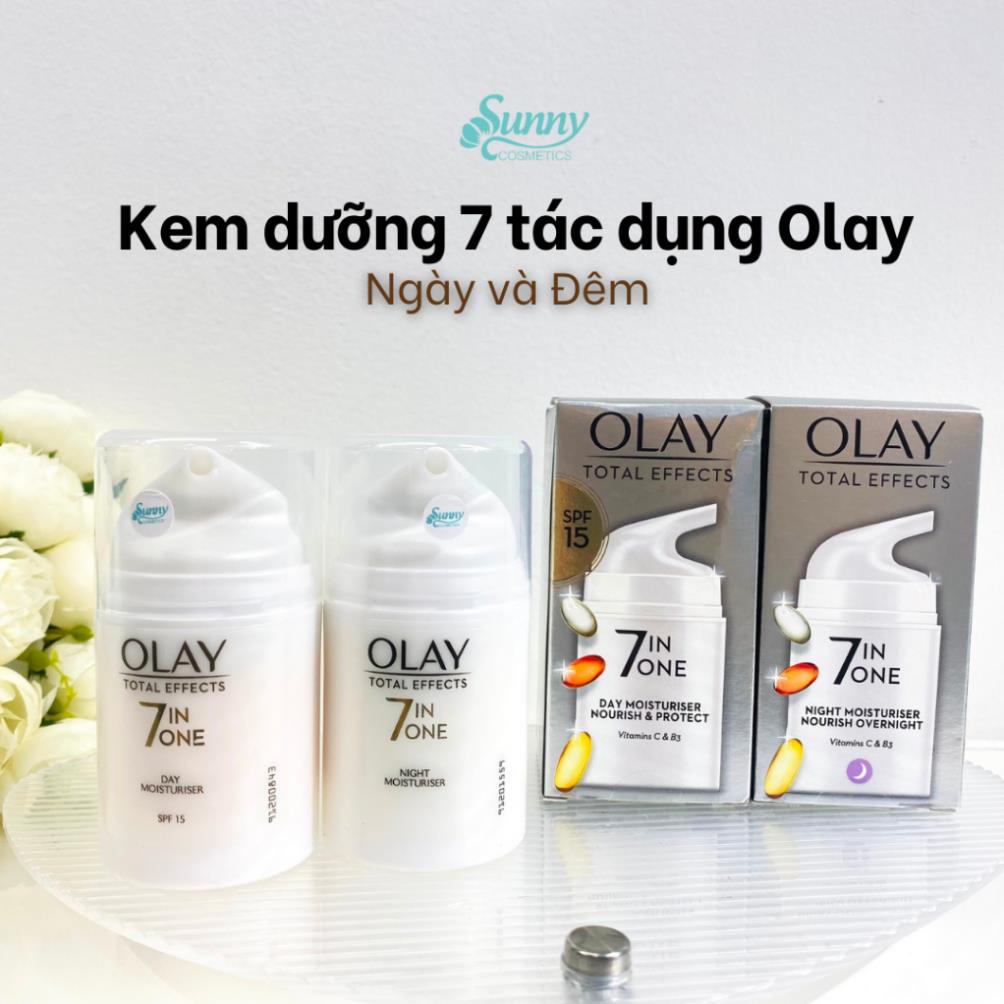 Kem dưỡng Olay Total Effects 7 In One Anti Ageing Moisturiser 50ml (cosme) - HANA