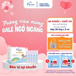 Avisure Bion men ống vi sinh kết hợp chất xơ tự nhiên 20 ống - Chính Hãng
