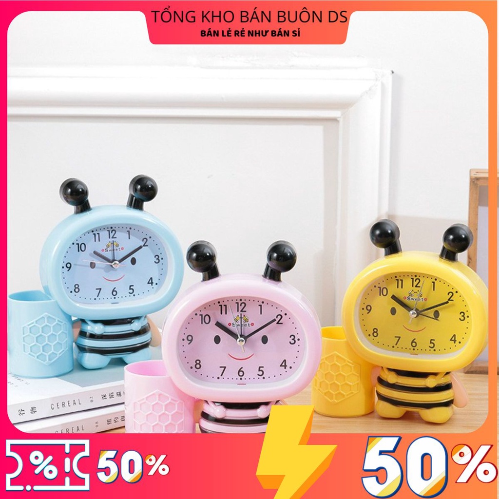 Đồng hồ kiêm hộp đựng bút,ống cắm bút