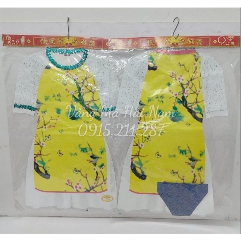 Áo Dài Bé Gái Kiểu Cách Tân Họa Tiết Nhiều Màu - Hàng Dày Đẹp