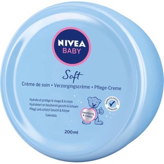 Kem dưỡng da nivea baby soft 200ml