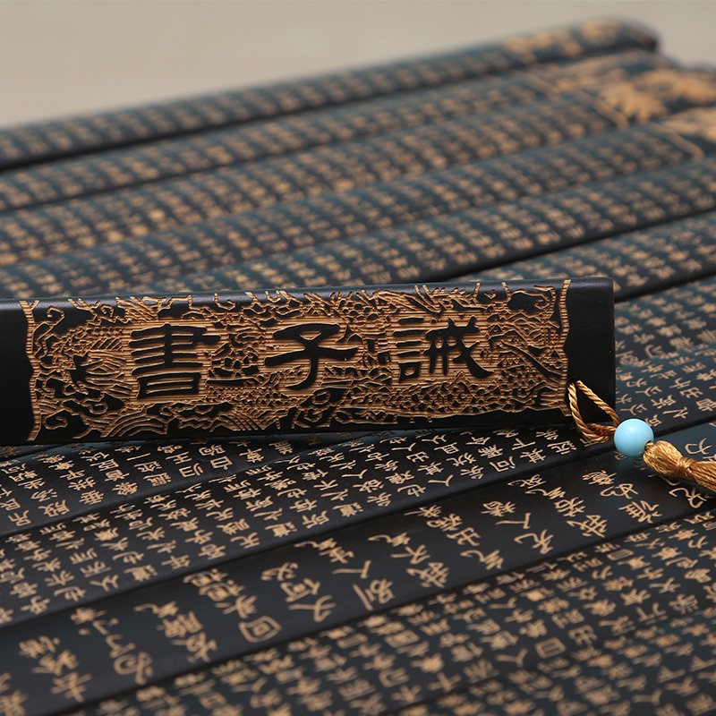 Thước Dây Vòng Nhẫn Bằng Tre Màu Đen Dùng Trong Gia Đình