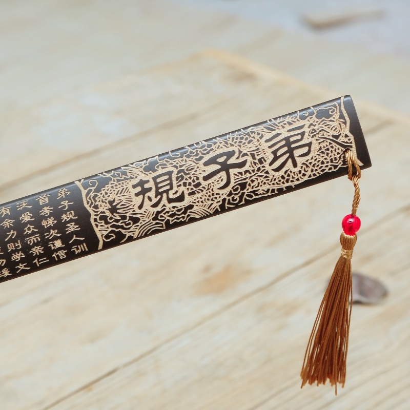 Thước Dây Vòng Nhẫn Bằng Tre Màu Đen Dùng Trong Gia Đình