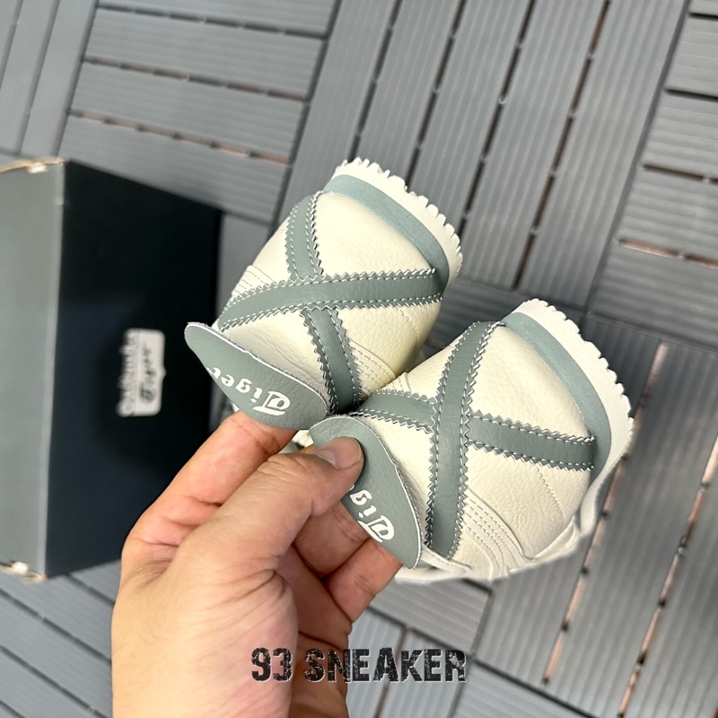 Giày Sneaker OnitTiger Màu trắng sữa - Xám ghi