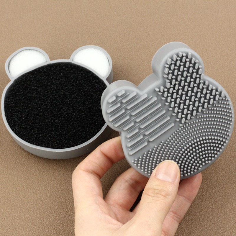 Dụng Cụ Rửa Cọ Miếng Silicon Lau Giặt Cọ Khô,Ướt Vệ Sinh Giặt Cọ Trang Điểm Makeup Tiện Dụng Siêu Rẻ