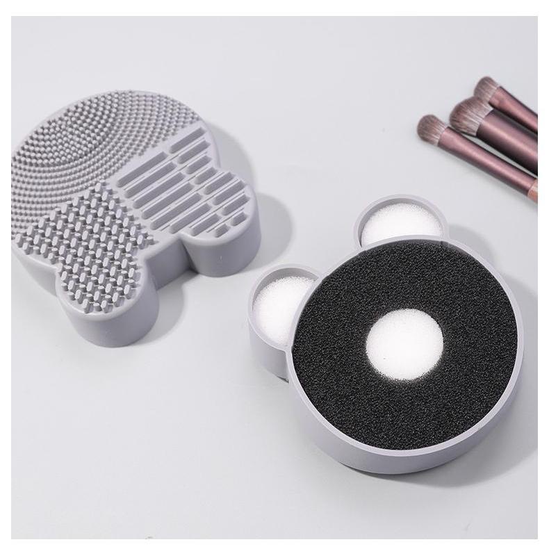 Dụng Cụ Rửa Cọ Miếng Silicon Lau Giặt Cọ Khô,Ướt Vệ Sinh Giặt Cọ Trang Điểm Makeup Tiện Dụng Siêu Rẻ